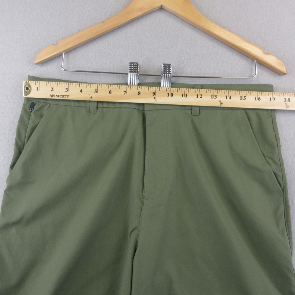 32 Degrees Cool Shorts Mens 34 Olive Green Performance Stretch Golf Casual - Picture 7 of 10